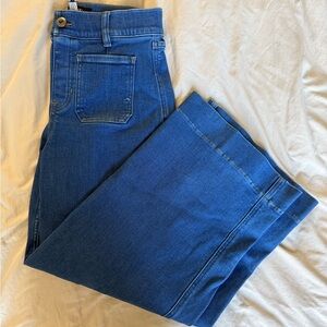SPANX Wide Leg Denim Jeans
